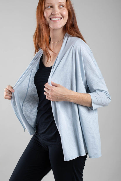 Annie Nursing Cardigan - Glacier - Simple Wishes