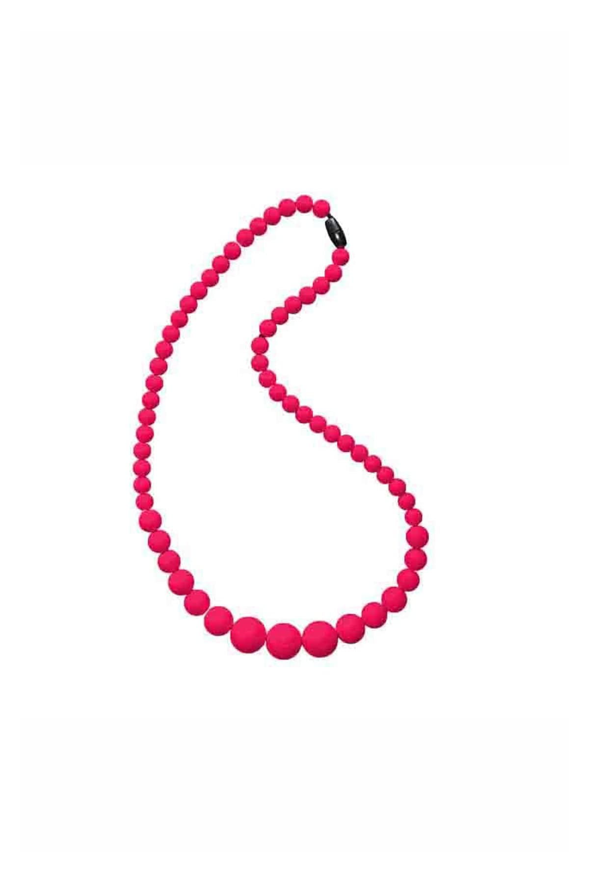 BB Teething Necklace - Raspberry - Simple Wishes