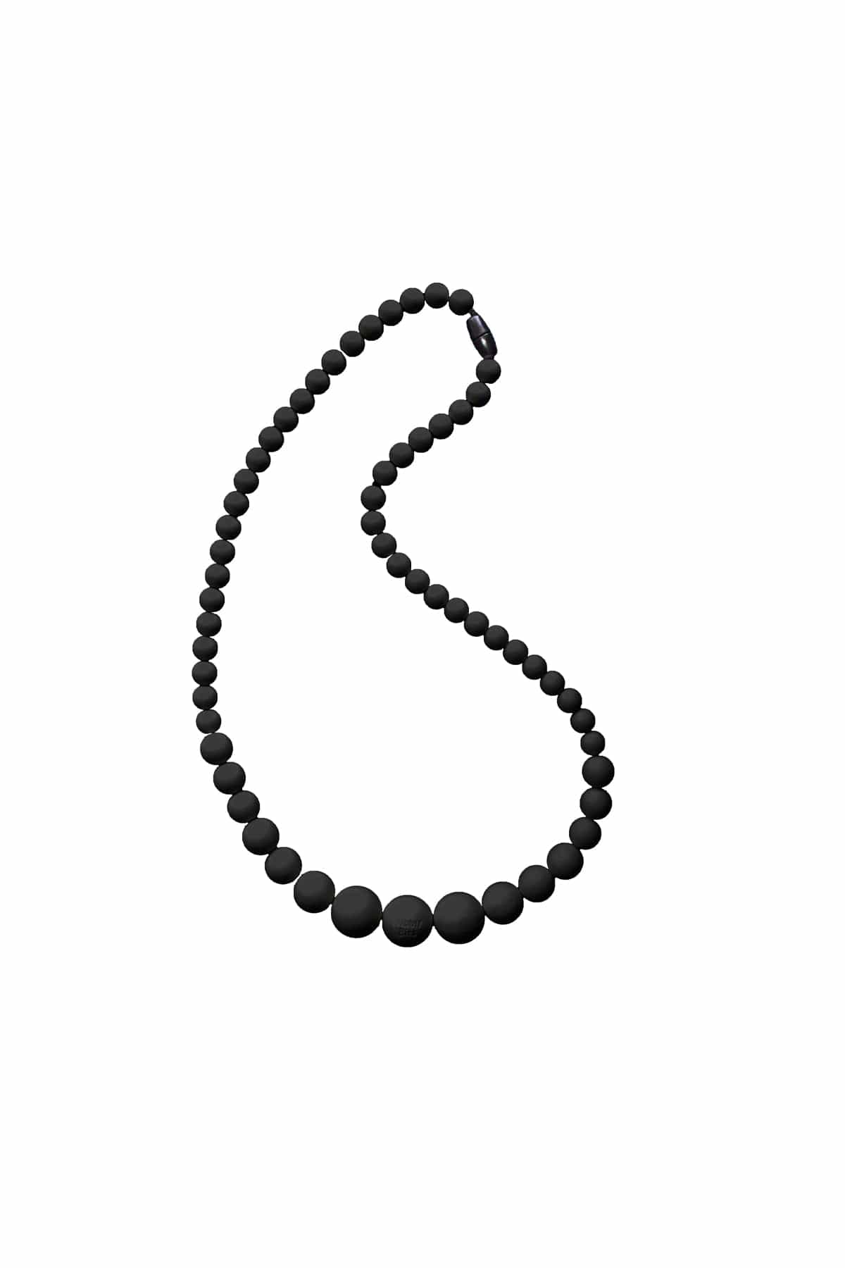 BB Teething Necklace - Black - Simple Wishes