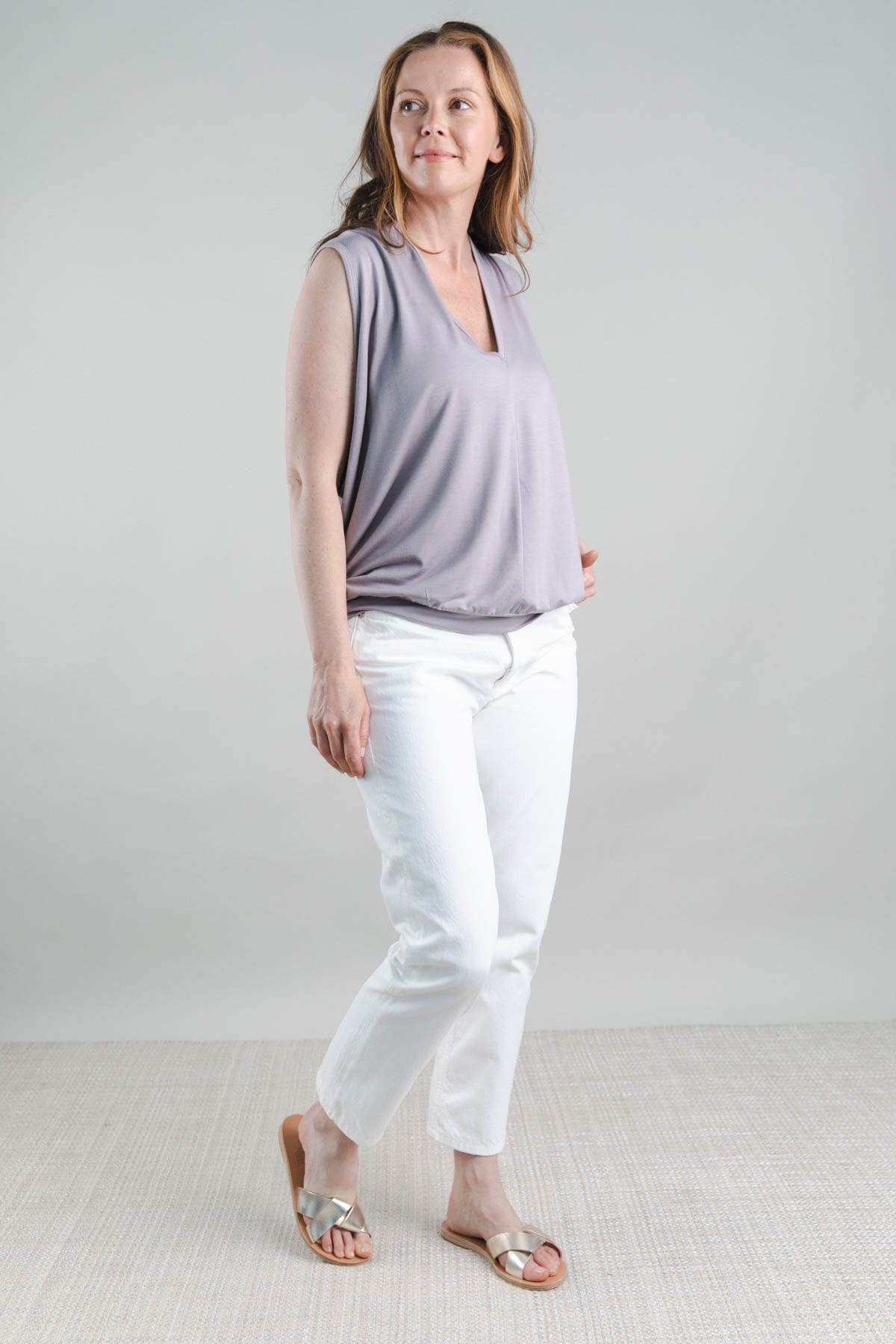 Catherine Nursing Top - Lavender - Simple Wishes