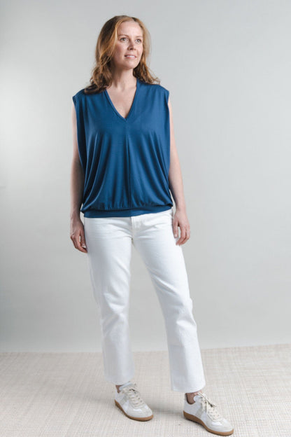 Catherine Nursing Top - Dark Denim - Simple Wishes