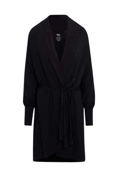 Charlize Fleece Robe - Midnight - Simple Wishes