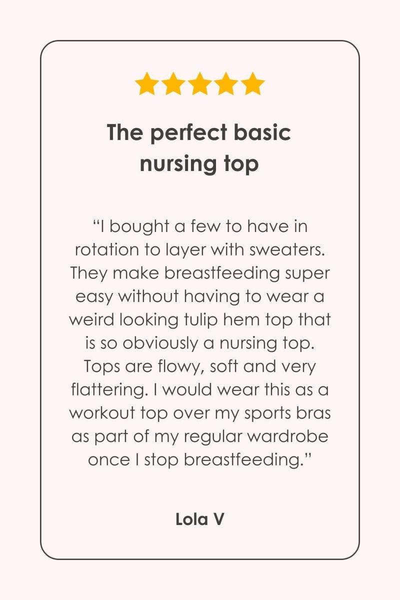 Elle Nursing Top - Pearl - Simple Wishes