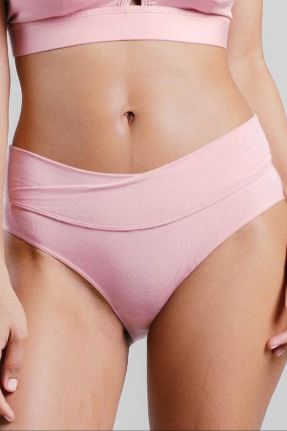 Everyday Cross Front Brief - Rose Pink - Simple Wishes