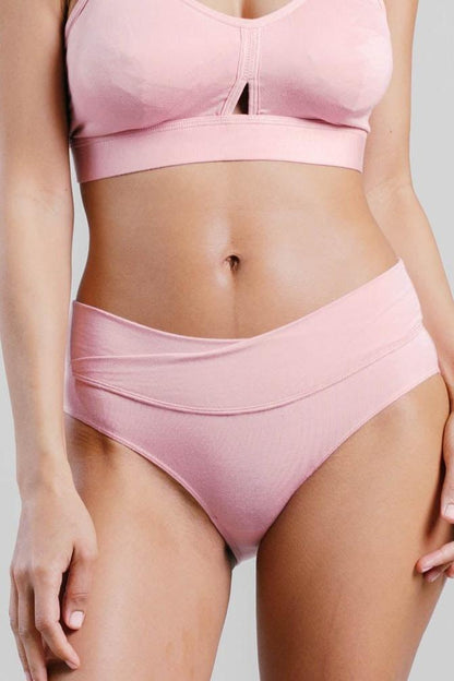 Everyday Cross Front Brief - Rose Pink - Simple Wishes