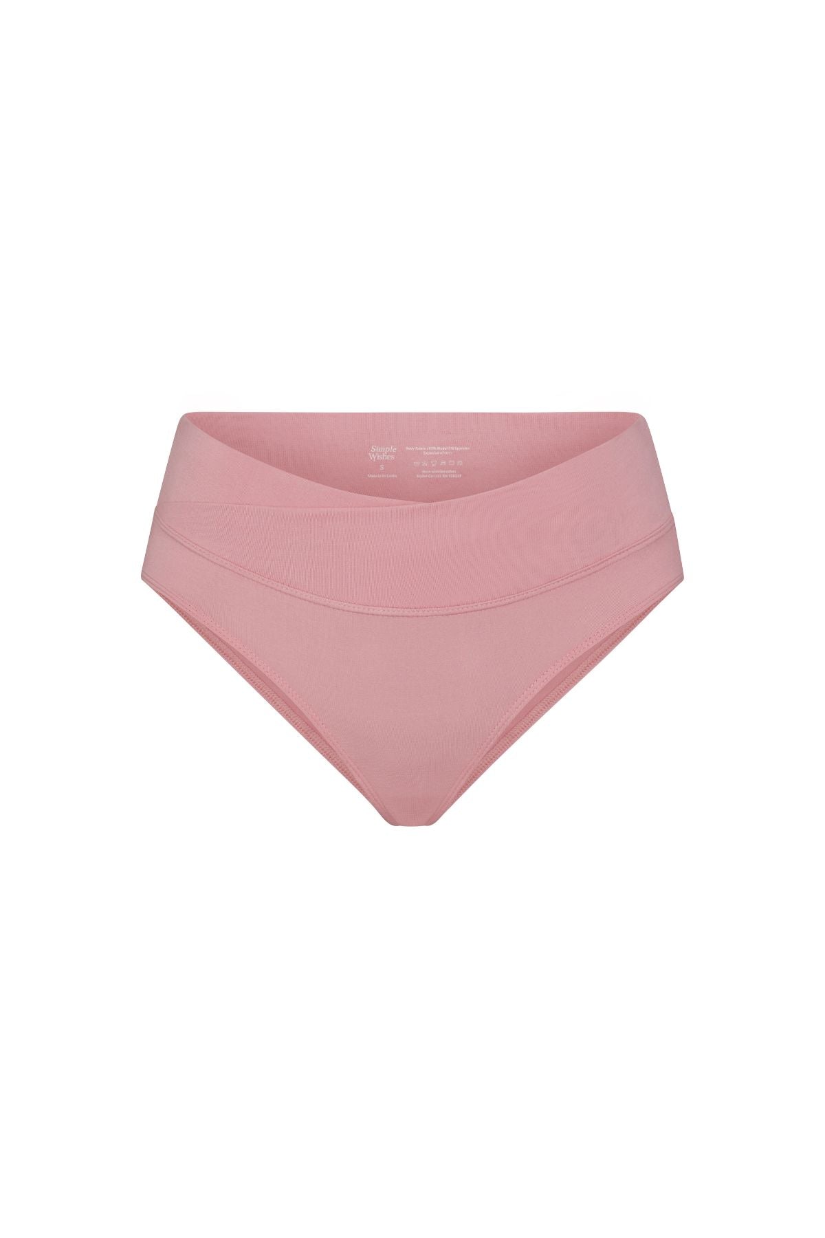 Everyday Cross Front Brief - Rose Pink - Simple Wishes