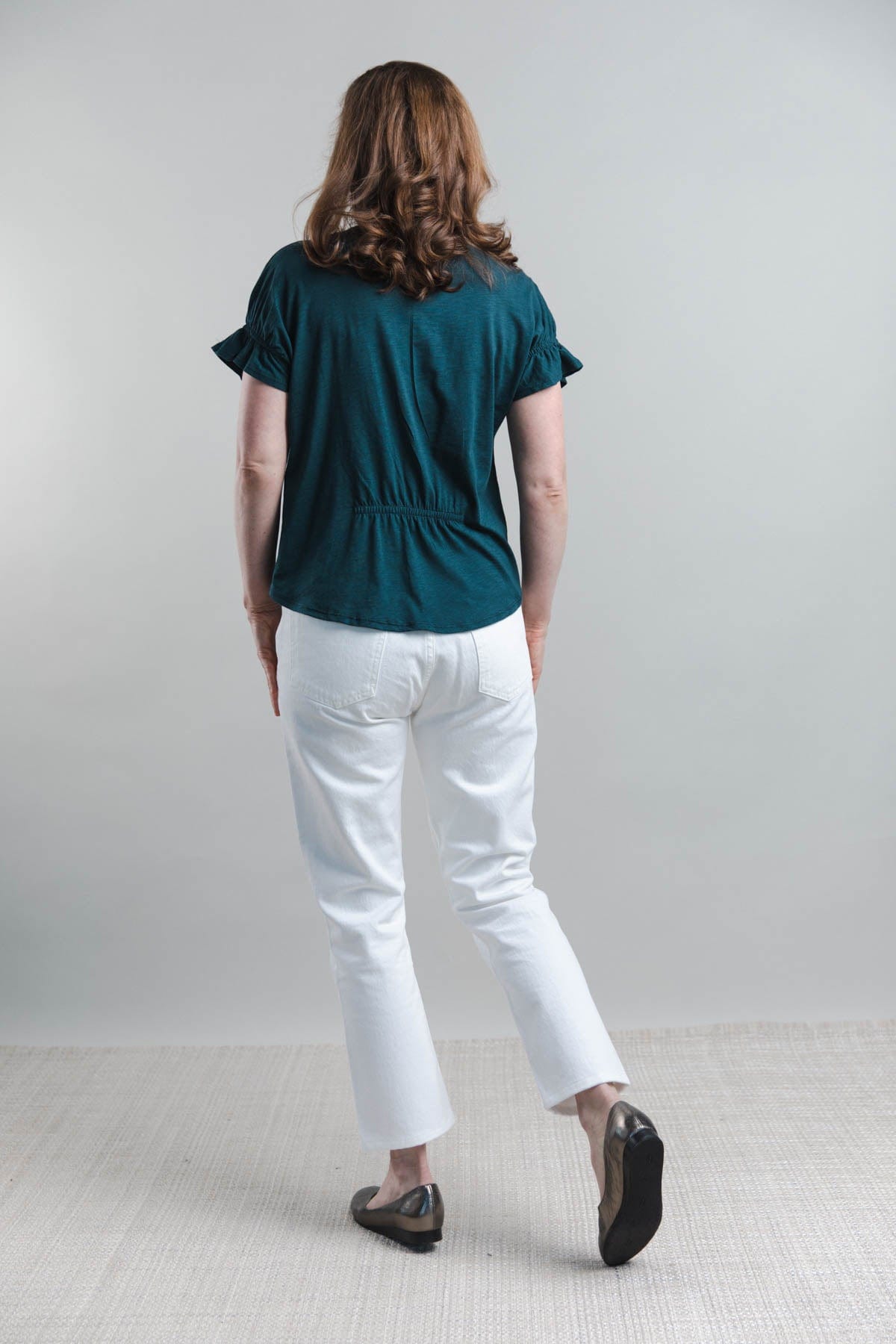 Felicity Nursing Tee - Peacock - Simple Wishes