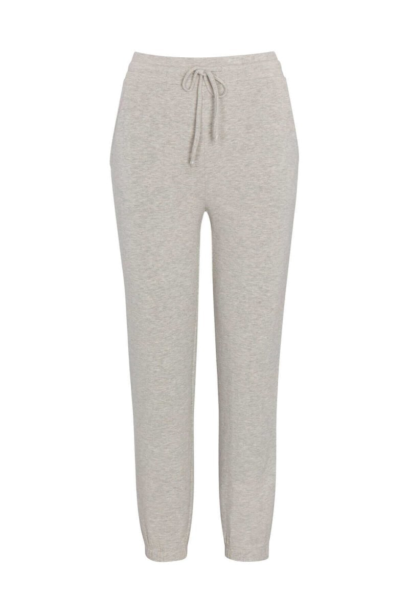 Inez Fleece Jogger - Light Heather Gray - Simple Wishes