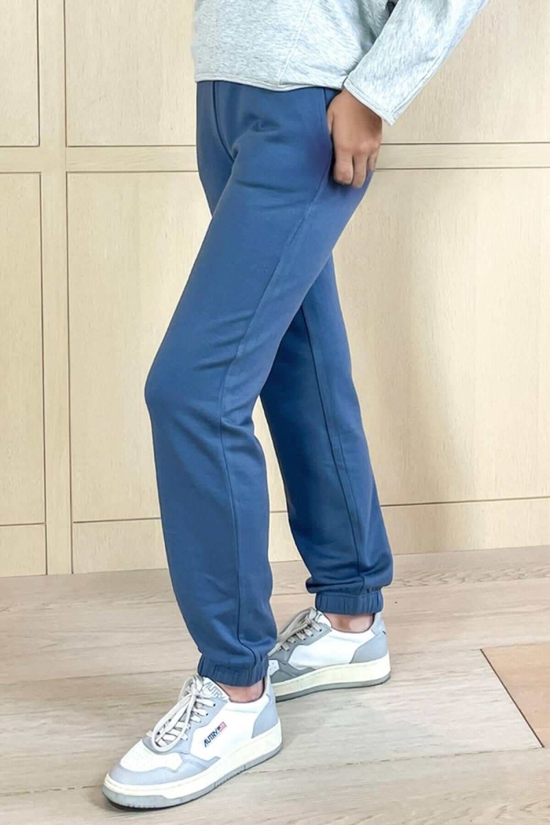 Inez Fleece Jogger - Maine Blue - Simple Wishes