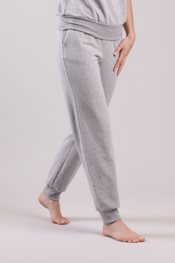 Keren Fleece Jogger - Light Heather Gray - Simple Wishes