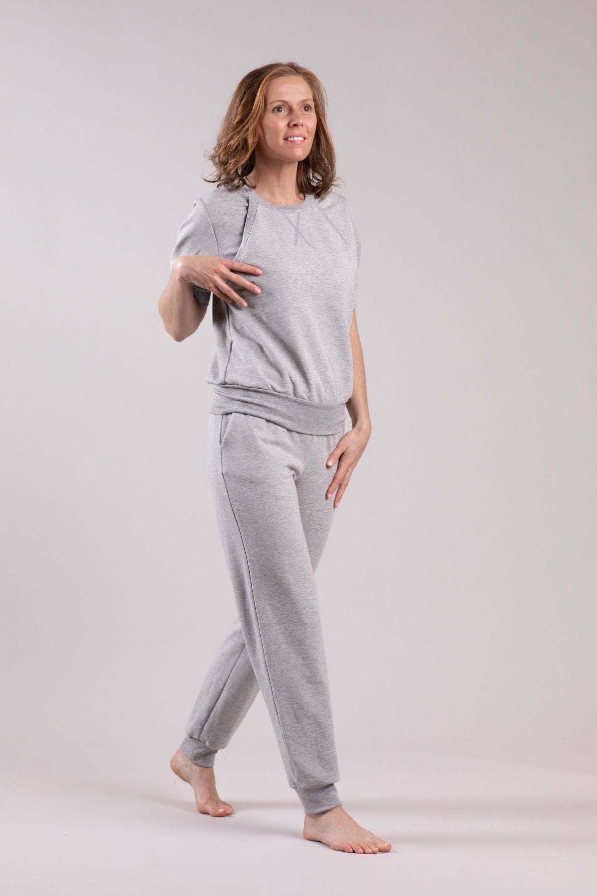 Keren Jogger - Light Heather Gray - Simple Wishes