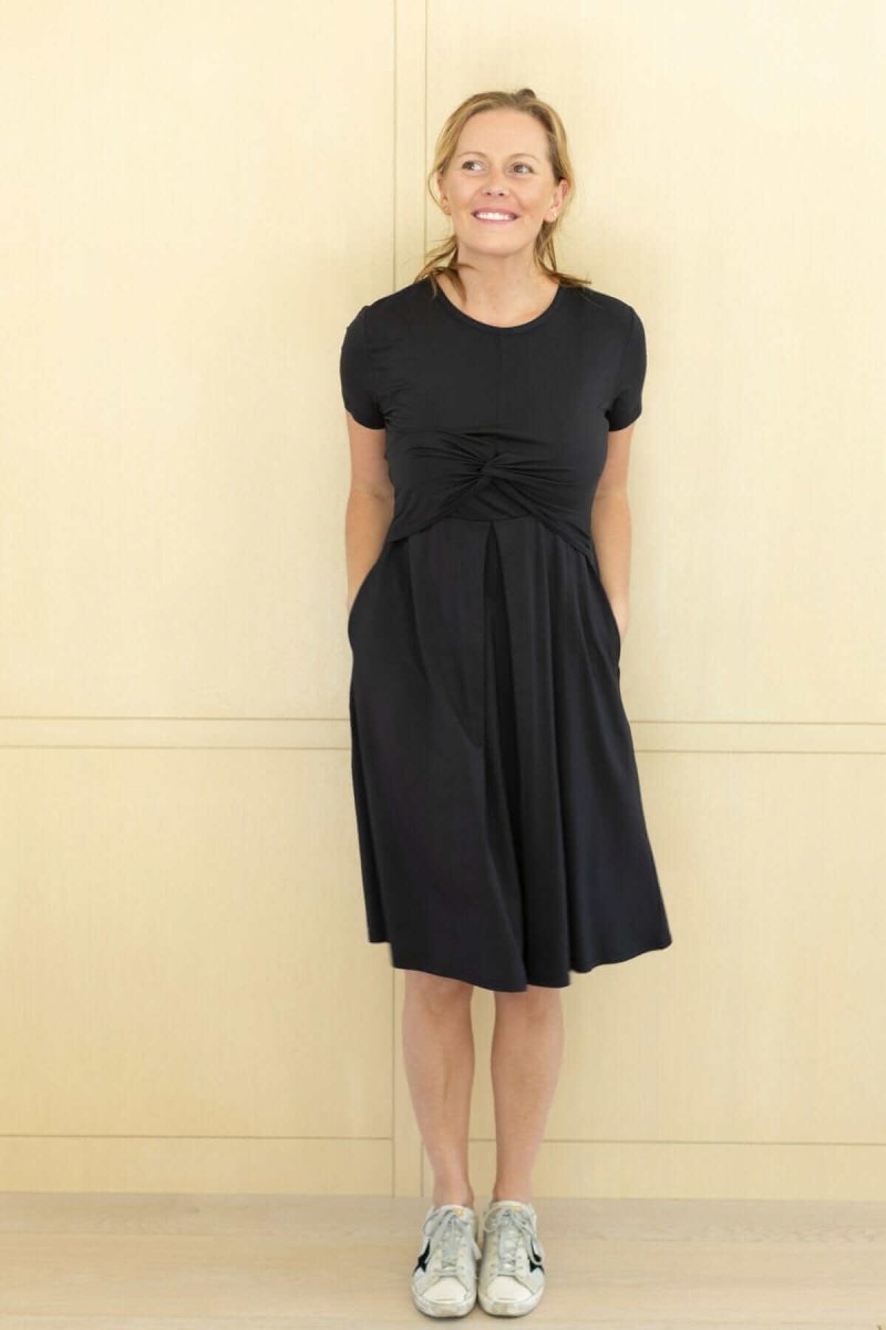 Liv Maternity Nursing Dress Stylish and Functional Ether S by Dress Knee Length