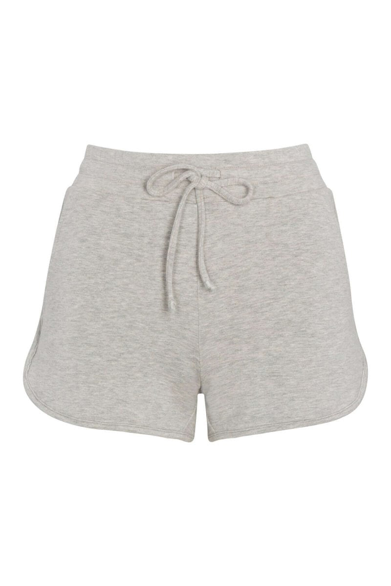 Lucia Fleece Short - Light Heather Gray - Simple Wishes