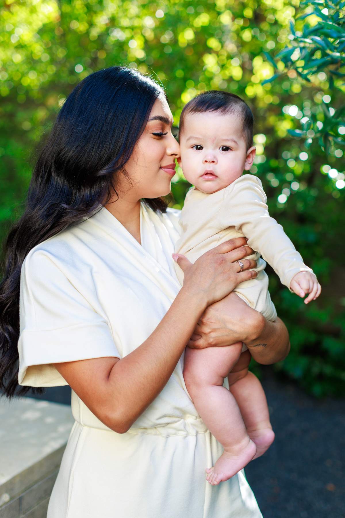 Mae Fleece Nursing Jumpsuit - Bone - Simple Wishes