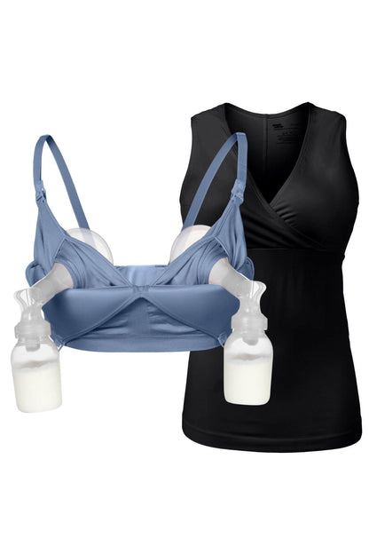 Combo Pack: Pumping &amp; Nursing Bra + Tank