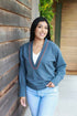 Mia Fleece Nursing Pullover - Bluestone - Simple Wishes