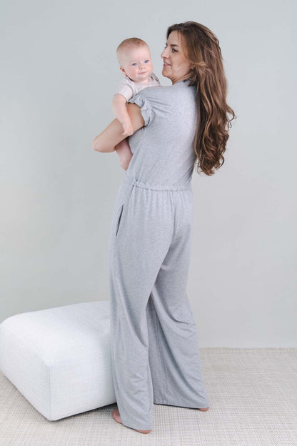 Noor Nursing Jumpsuit - Dark Denim - Simple Wishes