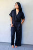 Suzanne Nursing Jumpsuit video in midnight