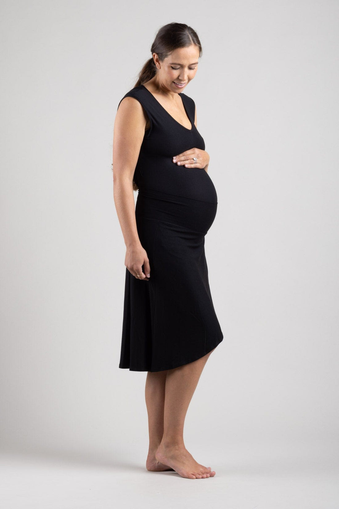 Maacie White Maternity Tennis Skirts Quick-Dry Sports A-Line Skirt wit –  Maacie Maternity