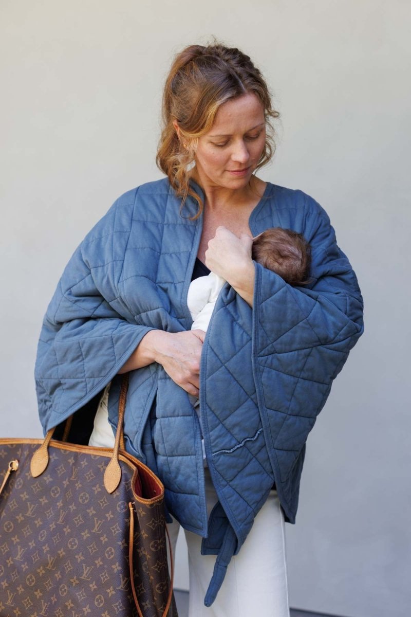 Scarlett Quilted Nursing Cover & Poncho – Simple Wishes