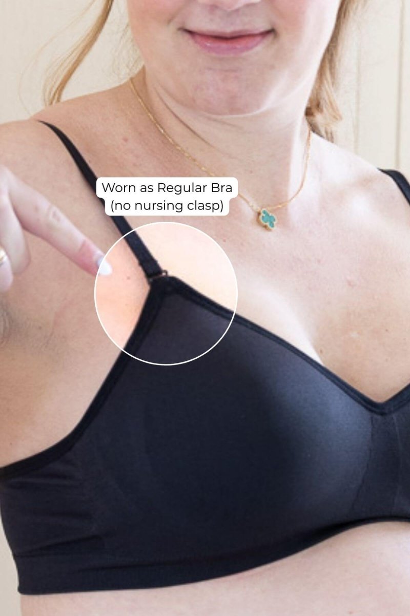 Stages Maternity, Nursing &amp; Beyond Seamless Bra | Midnight - Fixed - Simple Wishes