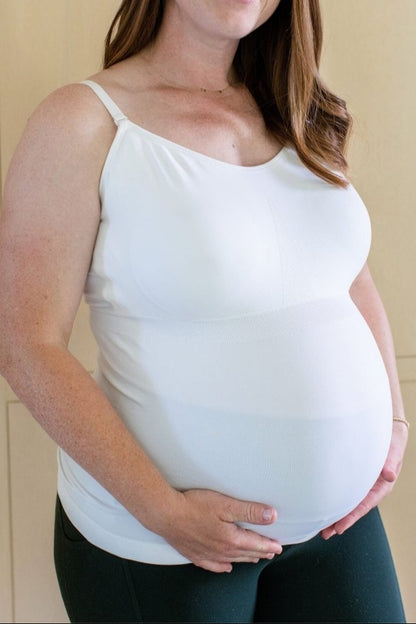 Stages Seamless™ Tank - Converts from Everyday Tank to Nursing Tank | Pearl - XS - Simple Wishes