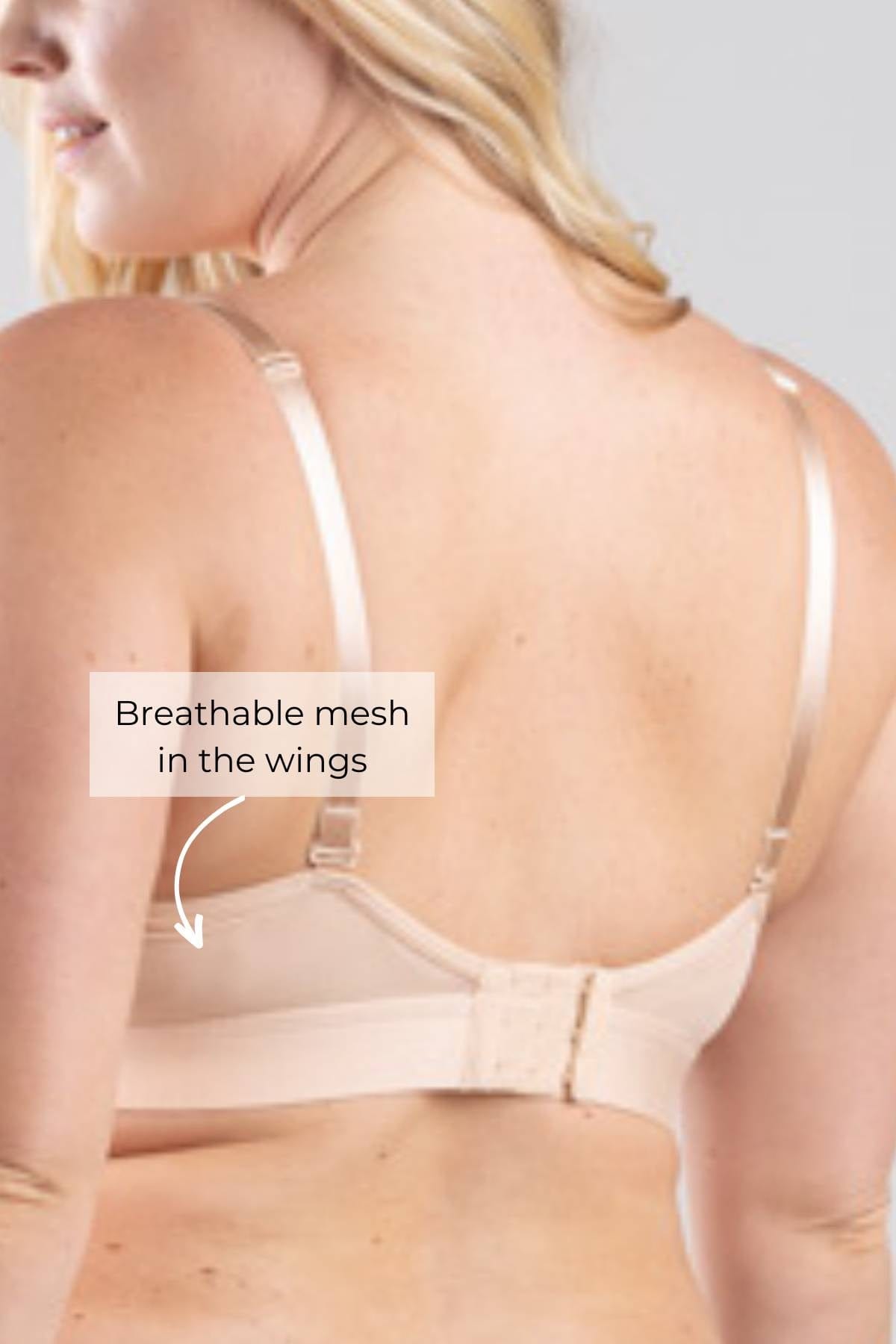 SuperMom™ Breeze Nursing And Pumping Bralette - Sunkissed Rose - Simple Wishes