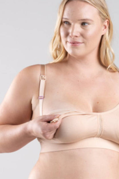 SuperMom™ Breeze Nursing And Pumping Bralette - Sunkissed Rose - Simple Wishes