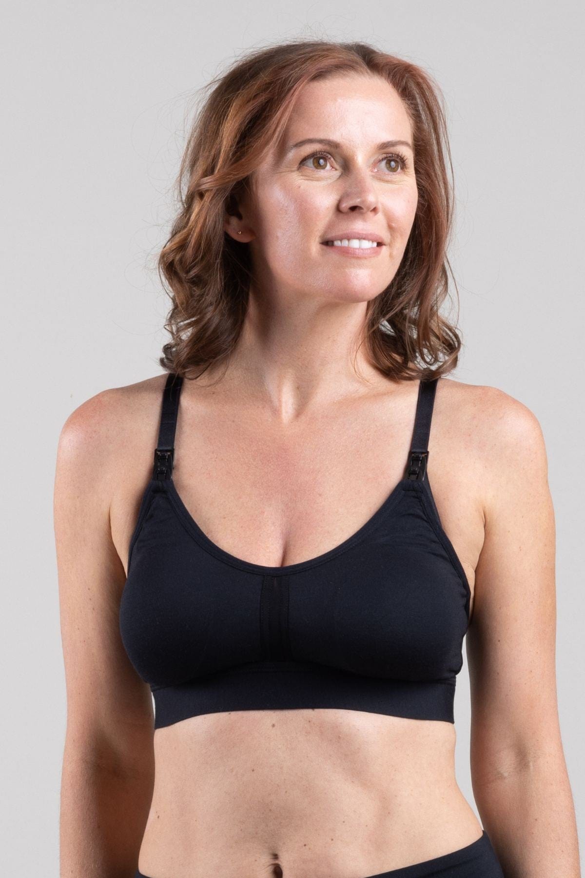 SuperMom™ Breeze Nursing And Pumping Bralette - Black - Simple Wishes