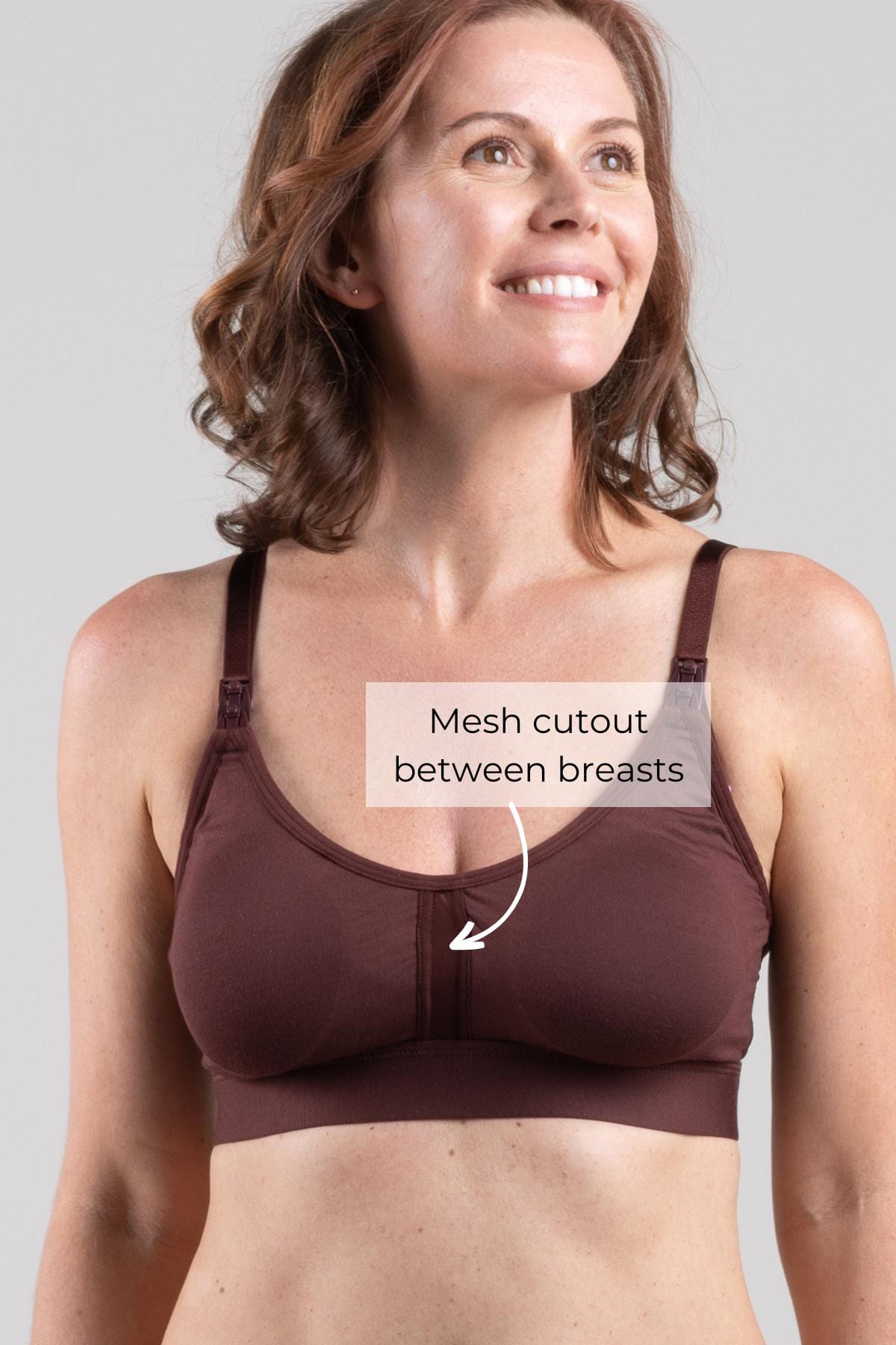 SuperMom™ Breeze Nursing And Pumping Bralette - Bitter Chocolate - Simple Wishes