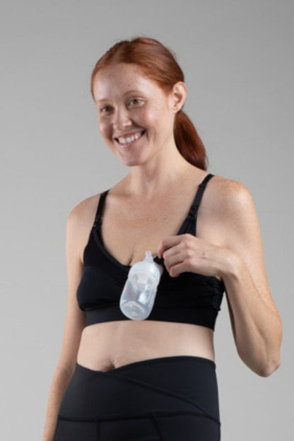 SuperMom Low Impact Nursing &amp; Pumping Sports Bra - XS - Simple Wishes