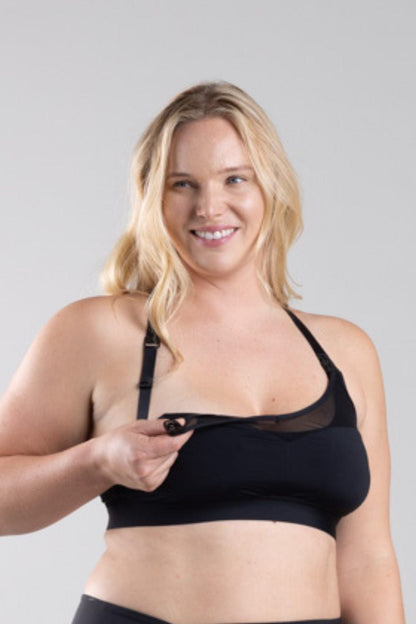 SuperMom Low Impact Nursing &amp; Pumping Sports Bra - XS - Simple Wishes