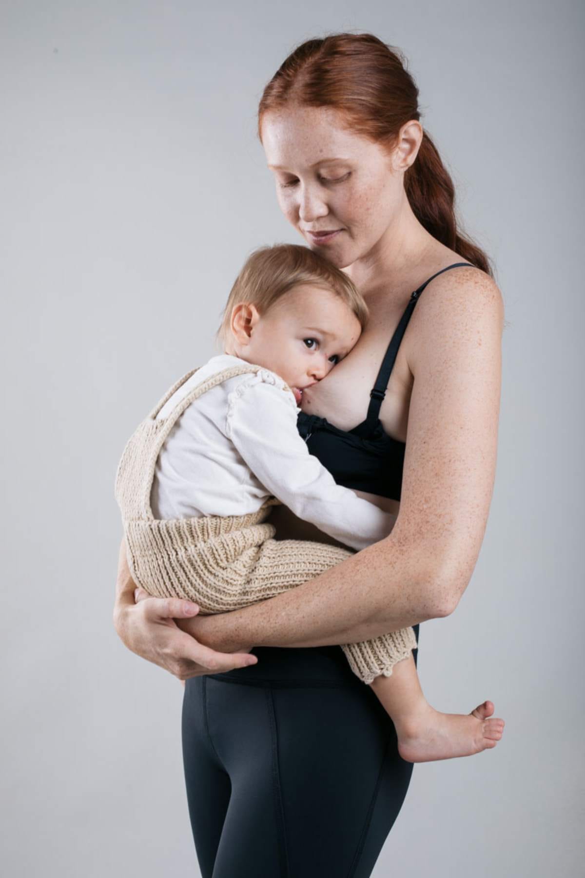 Supermom Low Impact Nursing &amp; Pumping Bra Breastfeeding Image