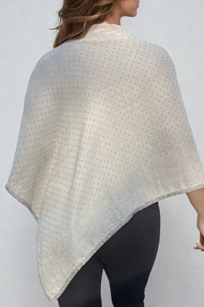 The Haven™ 100% Cotton Nursing Cover - Dark/Light Grey Dots | Reversible - Simple Wishes