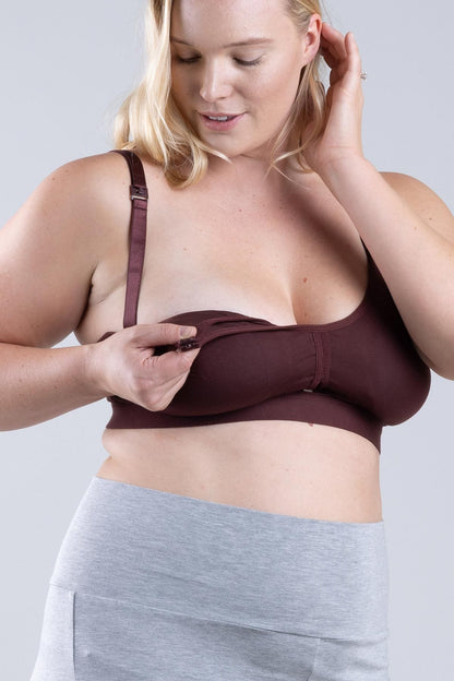 Undercover Maternity, Nursing &amp; Beyond Bralette - Bitter Chocolate - Simple Wishes