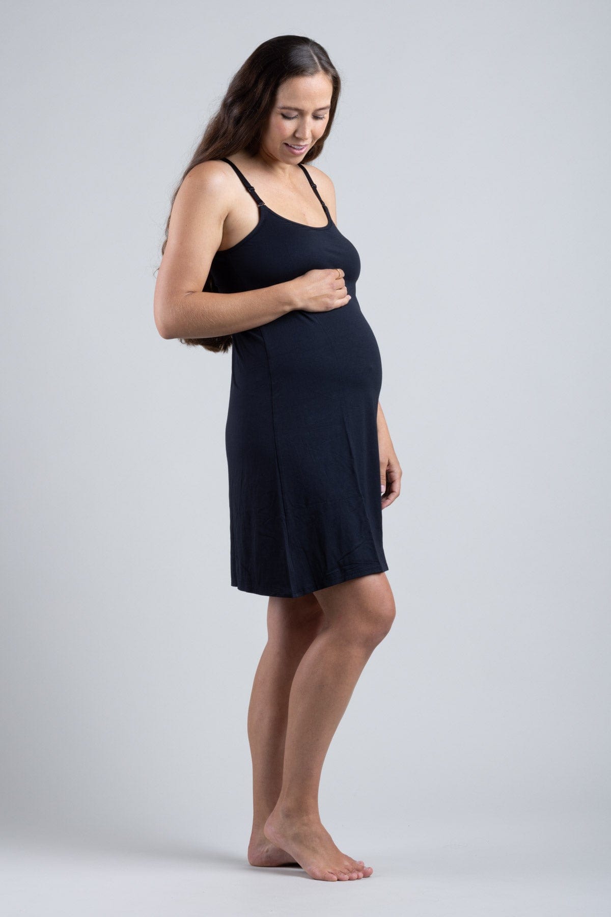 Undercover Maternity, Nursing &amp; Beyond Night Dress - Black - Simple Wishes