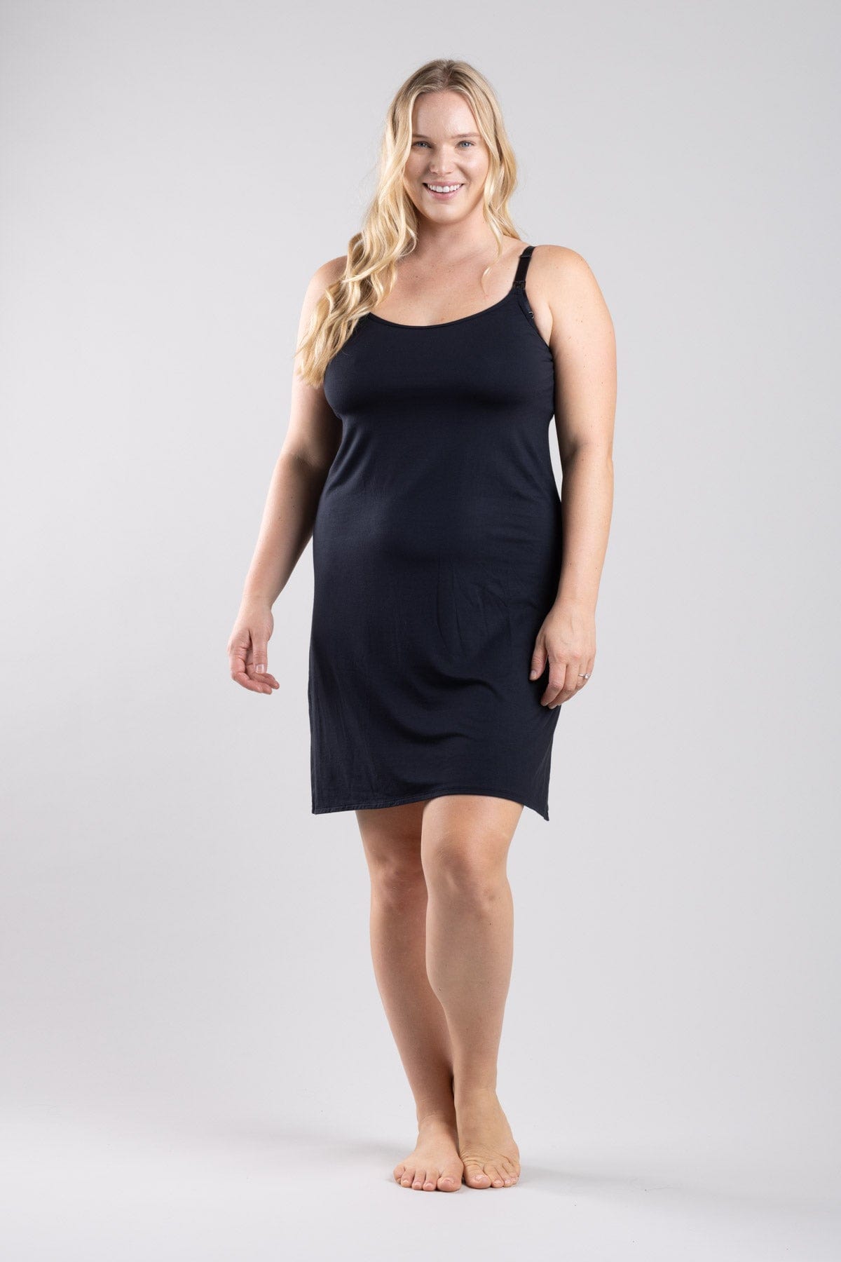 Undercover Maternity, Nursing &amp; Beyond Night Dress - Black - Simple Wishes