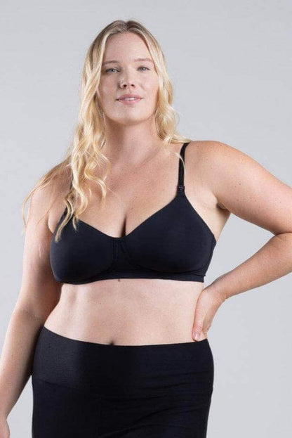 Undercover Maternity, Nursing &amp; Beyond T-Shirt Bra™ | Black - 30 - Simple Wishes