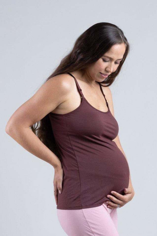 Undercover Maternity, Nursing &amp; Beyond Tank Top - Bitter Chocolate - Simple Wishes