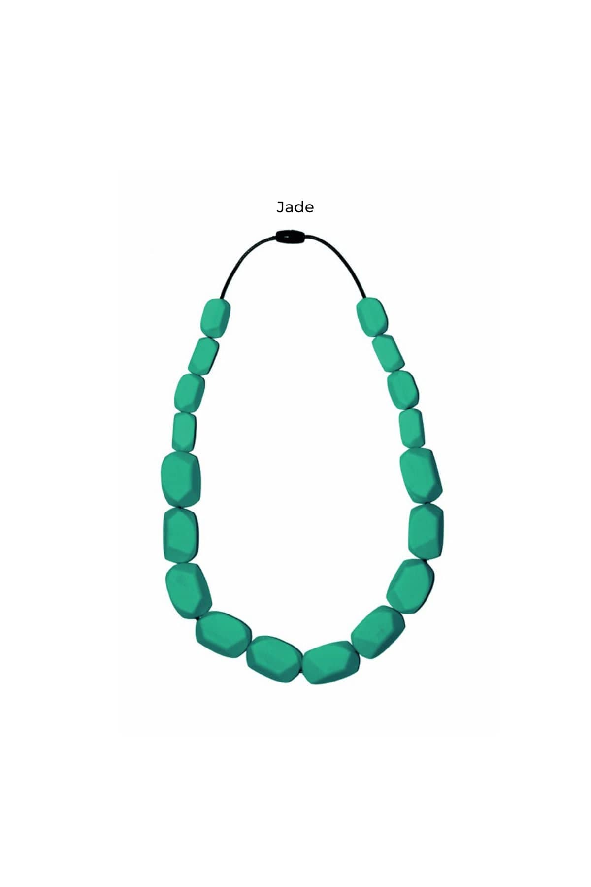 Wilma Rocks Teething Necklace - Jade - Simple Wishes